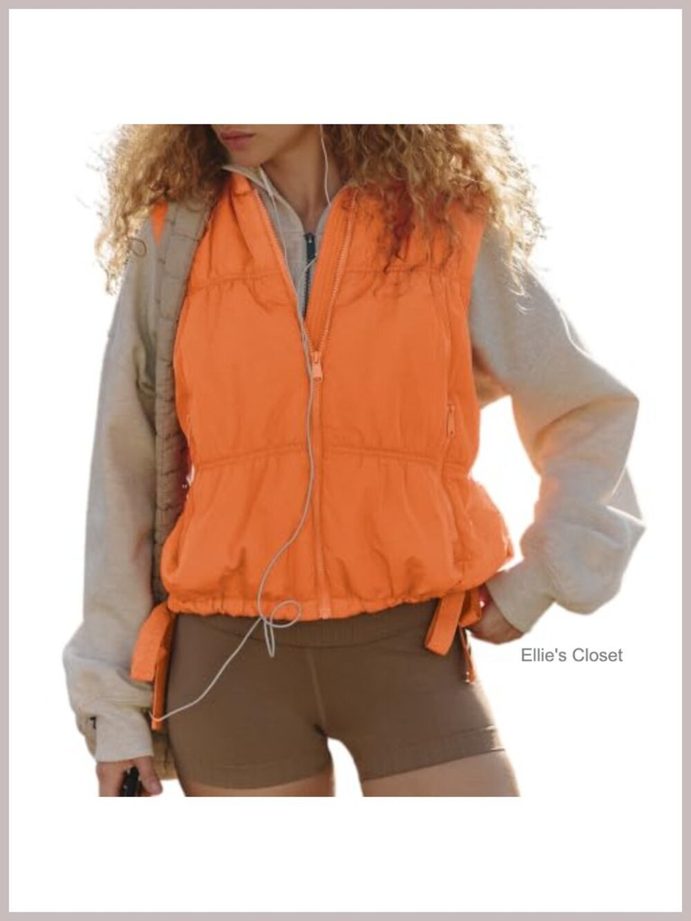 Womens Bubble Puffer Vest Quilted Sleeveless Full Zip Lightweight Fall Winter